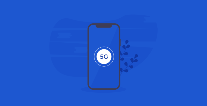 Debunking 5G Myths - A mobile phone with a 5G logo on the screen